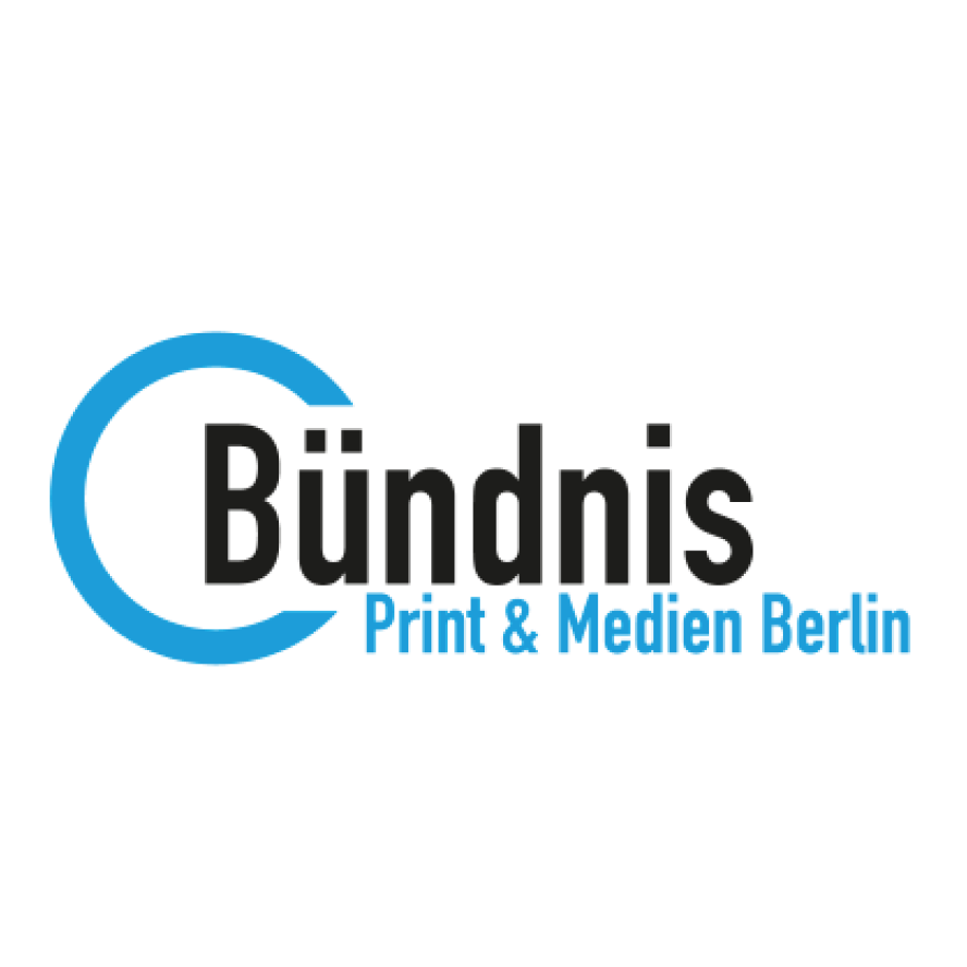 Logo Bündnis Print und Medien